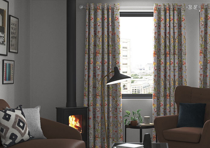 Carlotta, Pebble - Made to Measure Curtains - Image 3